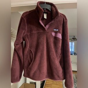 Patagonia Re-Tool Snap Pullover in Cabernet - Size L